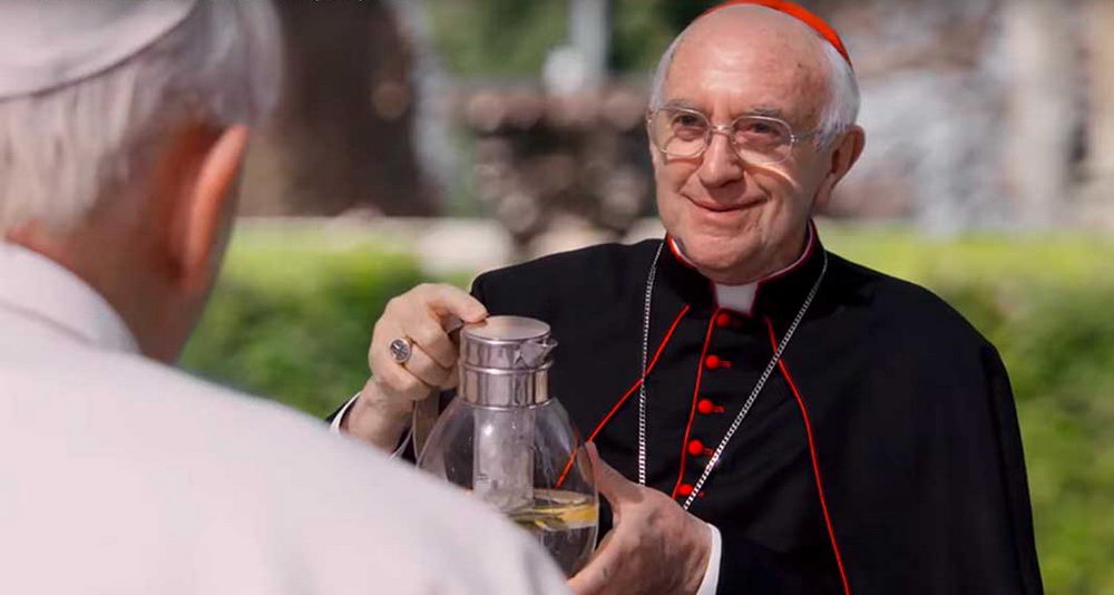 Jonathan Pryce als Kardinal Bergoglio