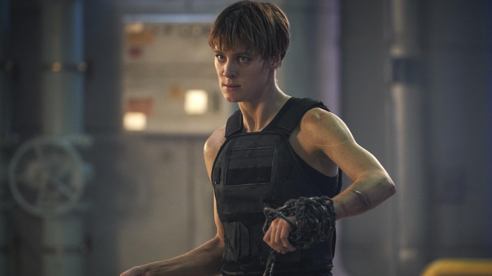 Mackenzie Davis in "Terminator: Dark Fate" (© Twentieth Century Fox)