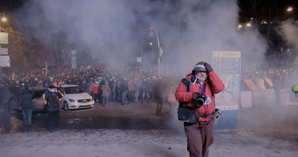 Mitten im Geschehen: "Maidan" (© Grandfilm)