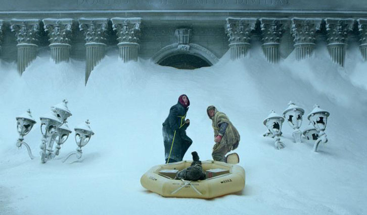 Die Menschheitskultur versinkt im Schnee: „The Day After Tomorrow“ (© Twentieth Century Fox)