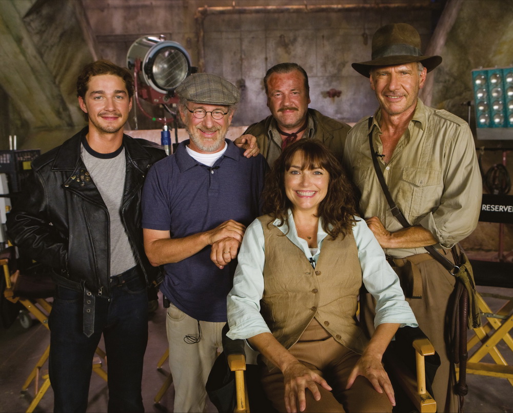Setfoto bei "Indiana Jones und das Königsreich des Kristallschädels" (Paramount)