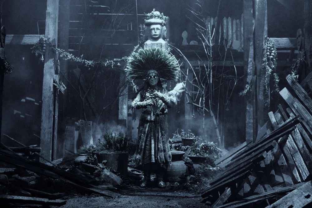 Mythischer Zugang: Björk als Seherin in "The Northman" (© Universal Pictures International Germany GmbH)