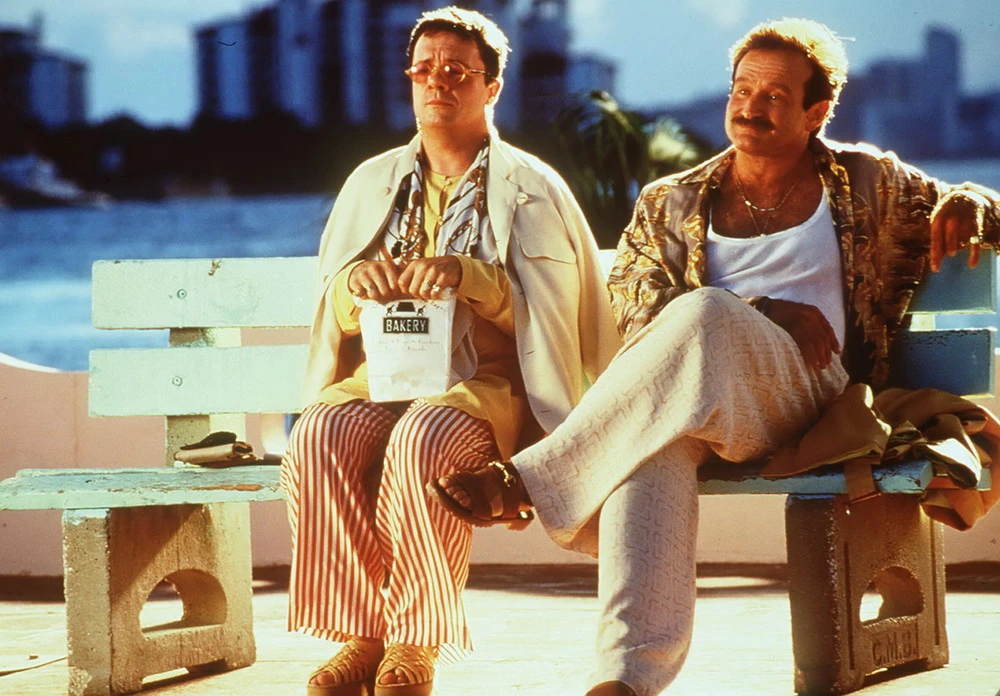 Nathan Lane, Robin Williams in "The Birdcage" (imago/United Archives)