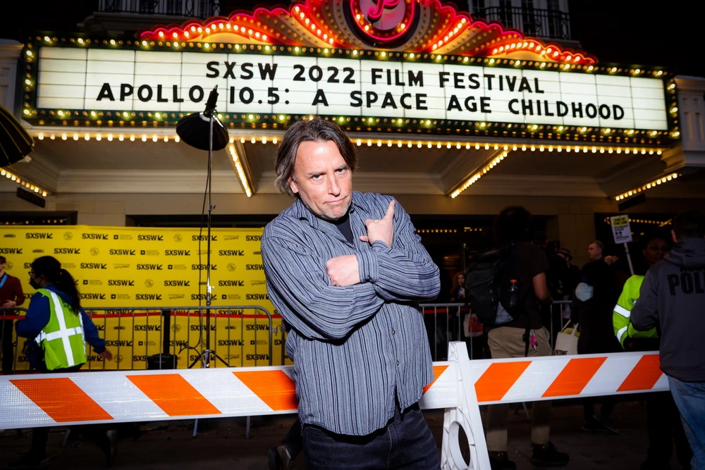 Richard Linklater bei der Uraufführung von "Apollo 10 1/2" ( © Rich Fury/Netflix)