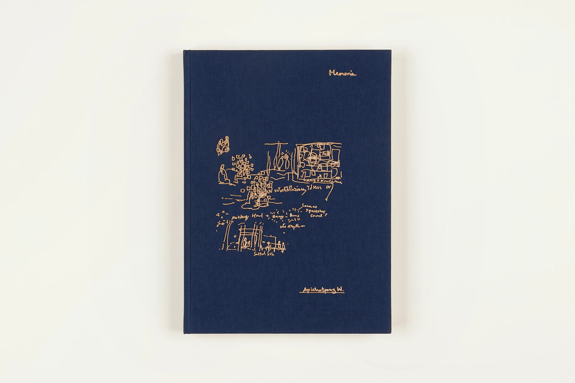 Ein Text- und Bildberbuch in blauem Leinen (© Fireflies Press)