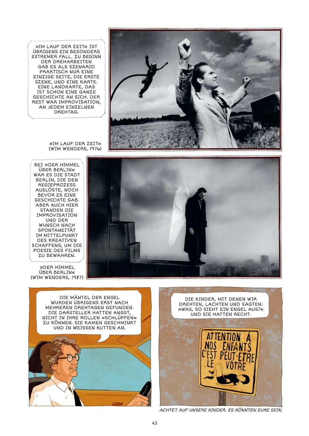 Wenders' Werl fließt in de Band mit ein (© Stéphane Lemardelé/Splitter Verlag)