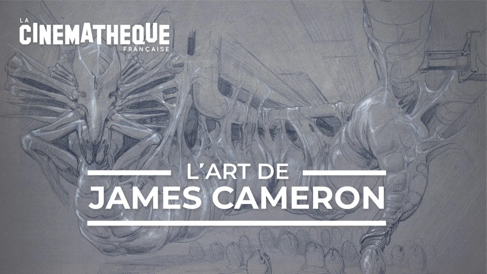 Plakat zur James-Cameron-Ausstellung in Paris (© Cinémathèque française)