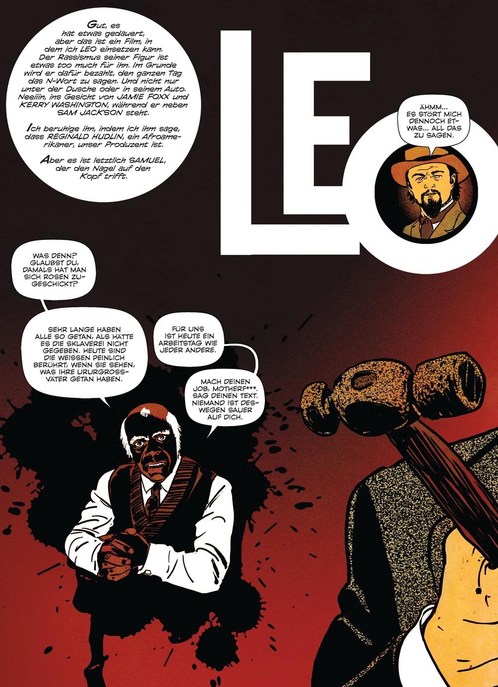 Über den Dreh von "Django Unchained" (© Splitter Verlag)