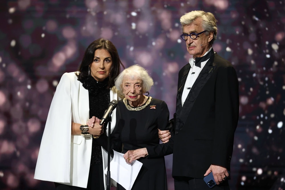 Margot Friedländer, Wim Wenders (imago/Eventpress)