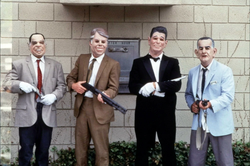 Bankräuber mit (Ex-)Präsidentenmasken (© StudioCanal)
